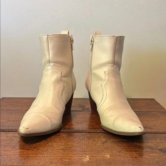 Western Block Heel Ankle Boots - Picture 2 of 7